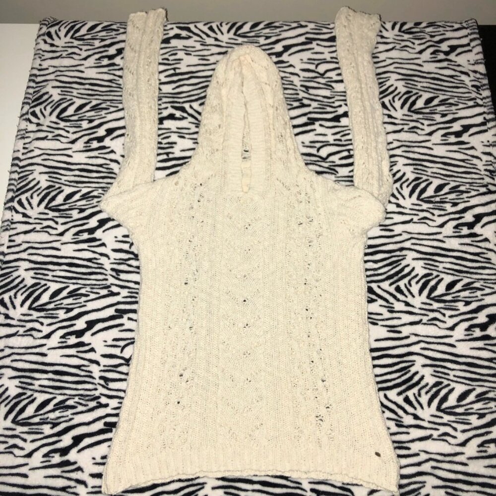 y2k style cream knit sweater - Picture 4 of 8